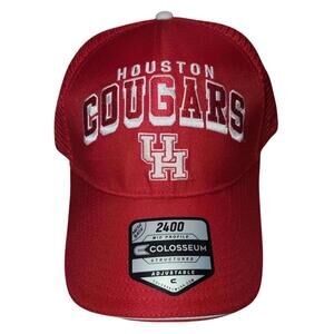 Colosseum Houston Cougars Adjustable Baseball Cap - Red